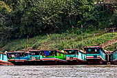 Laos. Along the stretch of the Mekong that leads north from Luang Prabang to the PakOu caves.